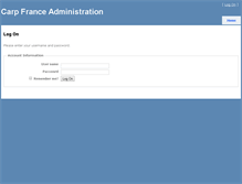 Tablet Screenshot of admin.carp-france.com